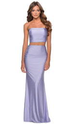 3 of 16 La Femme 28703 Light Periwinkle