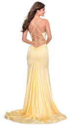 6 of 12 La Femme 28720 Pale Yellow