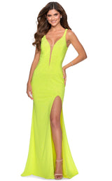 2 of 8 La Femme 28760 Neon Yellow