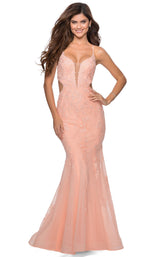 2 of 8 La Femme 28768 Peach