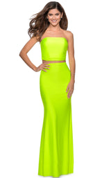 3 of 8 La Femme 28972 Neon Yellow