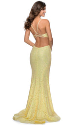 4 of 8 La Femme 28983 Pale Yellow