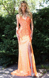 1 of 4 Colors Dress 2920 Orange