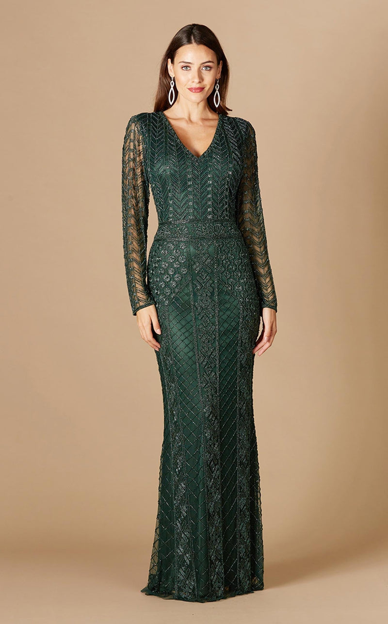 lara green dress 29365 Midi dress