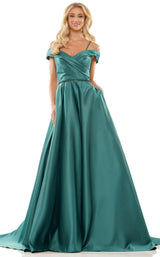 2 of 7 Colors Dress 2938 Deep Green