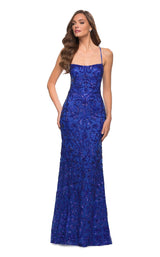 4 of 5 La Femme 29638 Royal Blue