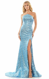 1 of 5 Colors Dress 2977 Turquoise