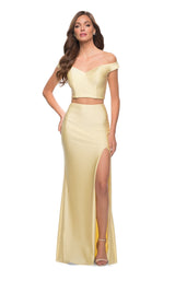 2 of 5 La Femme 29951 Pale Yellow