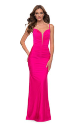 1 of 2 La Femme 29966 Neon Pink