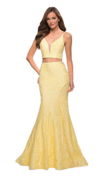 1 of 4 La Femme 29970 Pale Yellow