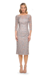 1 of 2 La Femme 30036 Silver-Mauve