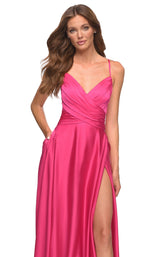 3 of 4 La Femme 30616 Hot Pink