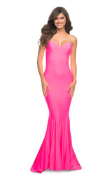 1 of 2 La Femme 30648 Neon Pink