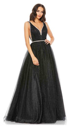 1 of 3 Mac Duggal 30727 Black/Silver