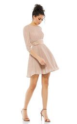 2 of 6 Mac Duggal 30749 Rose Gold