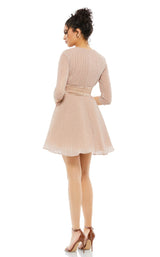 4 of 6 Mac Duggal 30749 Rose Gold