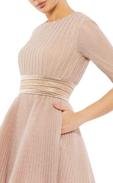 6 of 6 Mac Duggal 30749 Rose Gold