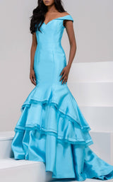 2 of 6 Jovani 31100BG Turquoise