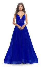 4 of 6 La Femme 31147 Royal Blue