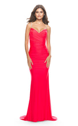 1 of 3 La Femme 31222 Hot Coral