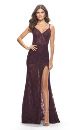 1 of 2 La Femme 31252 Dark Berry