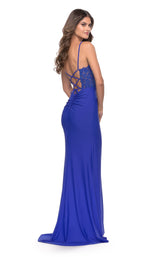 5 of 8 La Femme 31335 Royal Blue