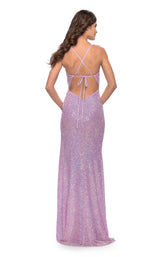 5 of 6 La Femme 31349 Light Periwinkle
