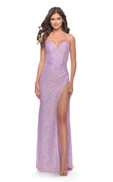 2 of 6 La Femme 31349 Light Periwinkle