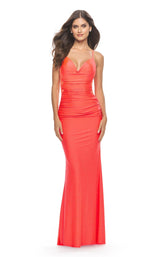 2 of 11 La Femme 31365 Neon Coral