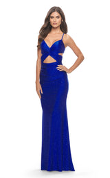 3 of 6 La Femme 31399 Royal Blue