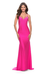 1 of 4 La Femme 31403 Neon Pink
