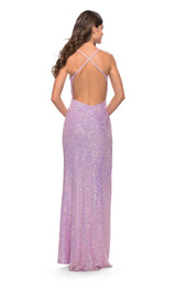 7 of 9 La Femme 31405 Light Periwinkle