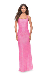 2 of 9 La Femme 31405 Neon Pink