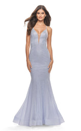 1 of 4 La Femme 31407 Light Periwinkle