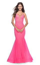 2 of 4 La Femme 31407 Neon Pink