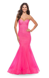 4 of 6 La Femme 31421 Neon Pink