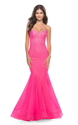 3 of 6 La Femme 31421 Neon Pink