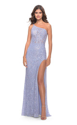 1 of 3 La Femme 31515 Light Periwinkle