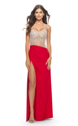 1 of 3 La Femme 31537 Red
