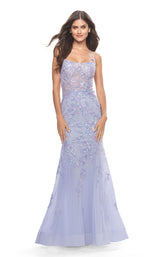 2 of 3 La Femme 31581 Light Periwinkle