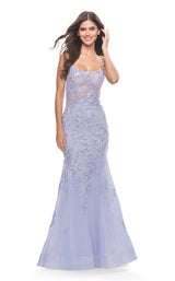 1 of 3 La Femme 31581 Light Periwinkle