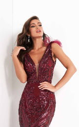 13 of 15 Jovani 3180 Merlot