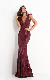 6 of 15 Jovani 3180 Merlot