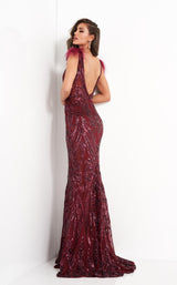 9 of 18 Jovani 3180 Merlot