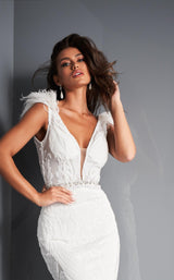 14 of 18 Jovani 3180 White