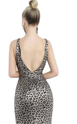 6 of 6 Jovani 3237BG Animal-Print