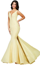 2 of 3 Jovani 32515BG Yellow