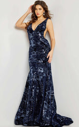 4 of 4 Jovani 32581 Dress Navy