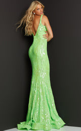 7 of 20 Jovani 3263 Neon Green