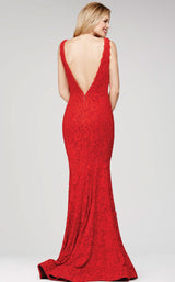 4 of 4 Jovani 33050BG Red